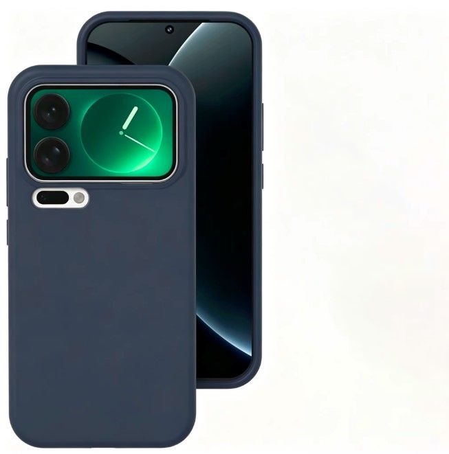 Silicone case for Xiaomi 17 blue