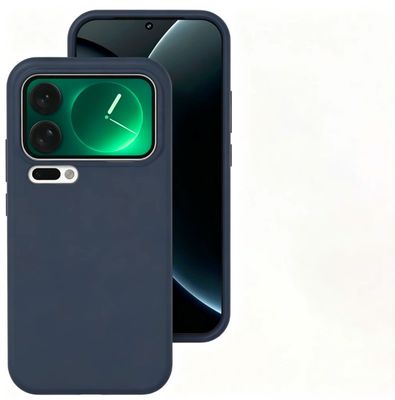 Silicone case for Xiaomi 17 blue