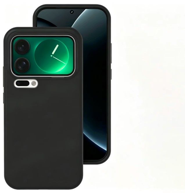 Silicone case for Xiaomi 17 pro Max black