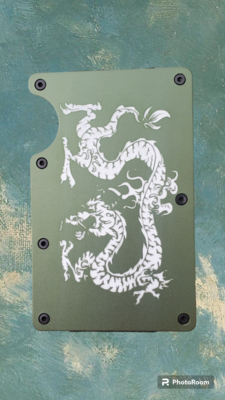 Dragon Minimalist card holder