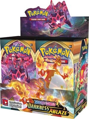 Pokemon Cards TCG Booster Box Sword &amp; Shield Darkness Ablaze 36 Packs