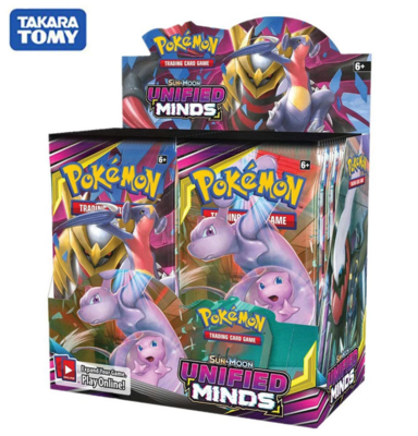 Pokemon Cards Sun &amp; Moon Unified minds Booster Box 324Pcs