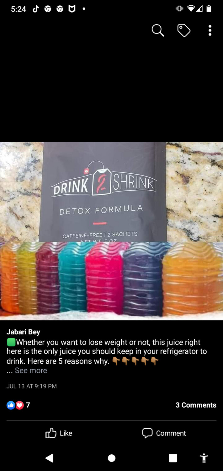 Drink to Shrink ( Pre-made)