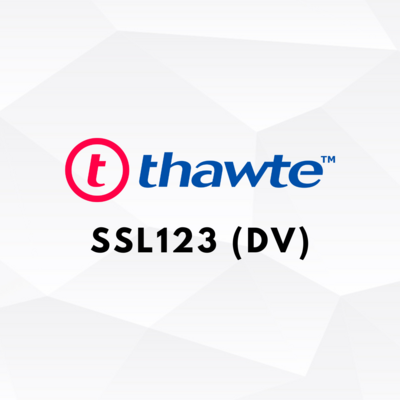Thawte Domain Validated (DV) SSL123 SSL Certificate