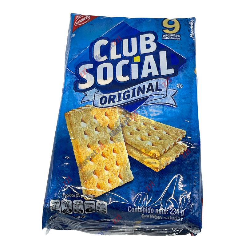 Galleta Club Social 9 Unidades 234gr