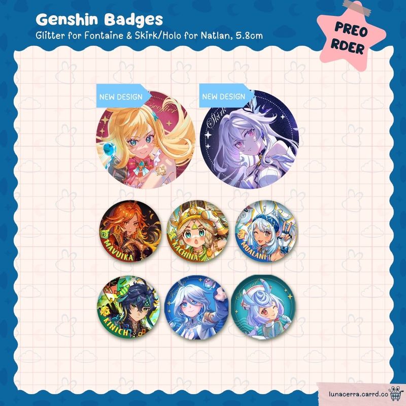 [Preorder] Genshin Badge