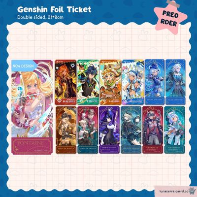 [Preorder] Genshin Gold Foil Ticket