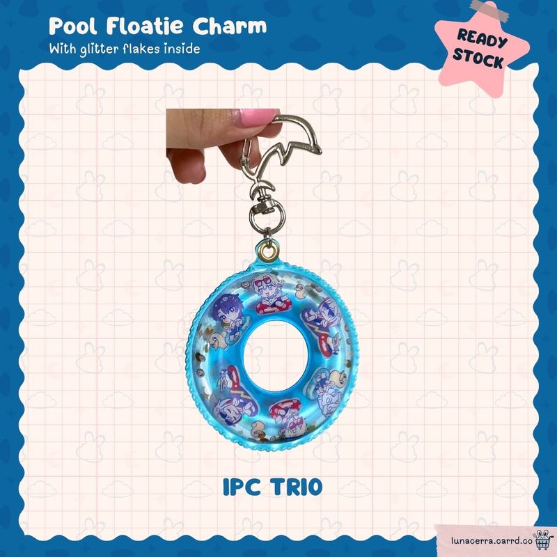 Pool Floatie Charm: IPC Trio