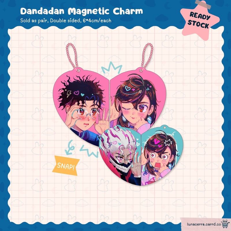 Dandadan Heart Magnetic Charm