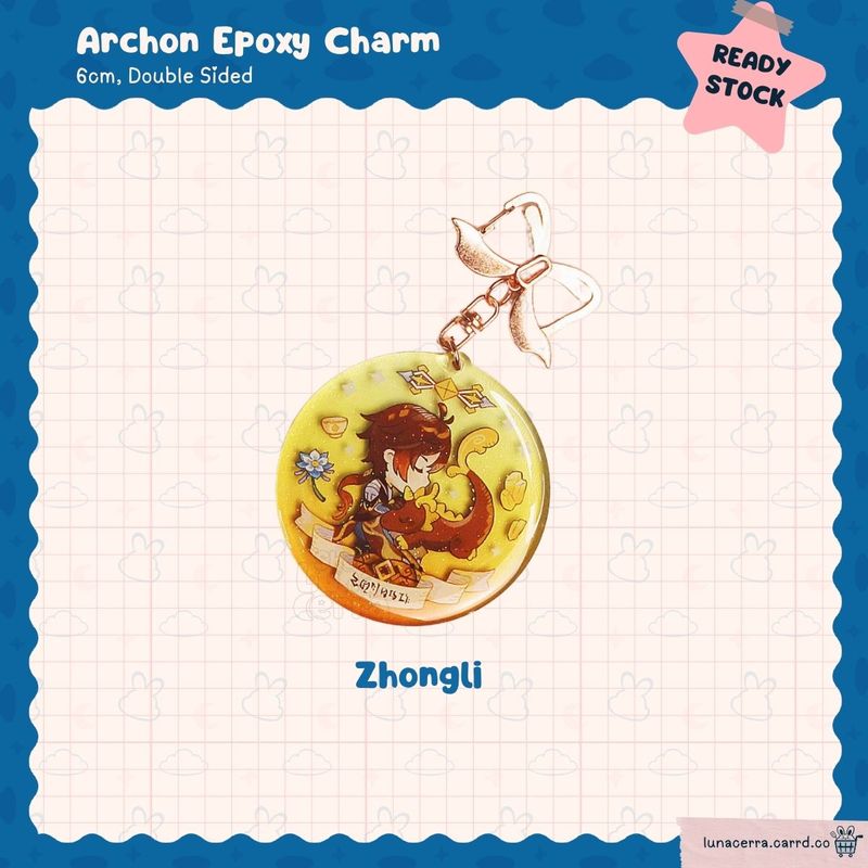 Archon Epoxy Charm: Zhongli