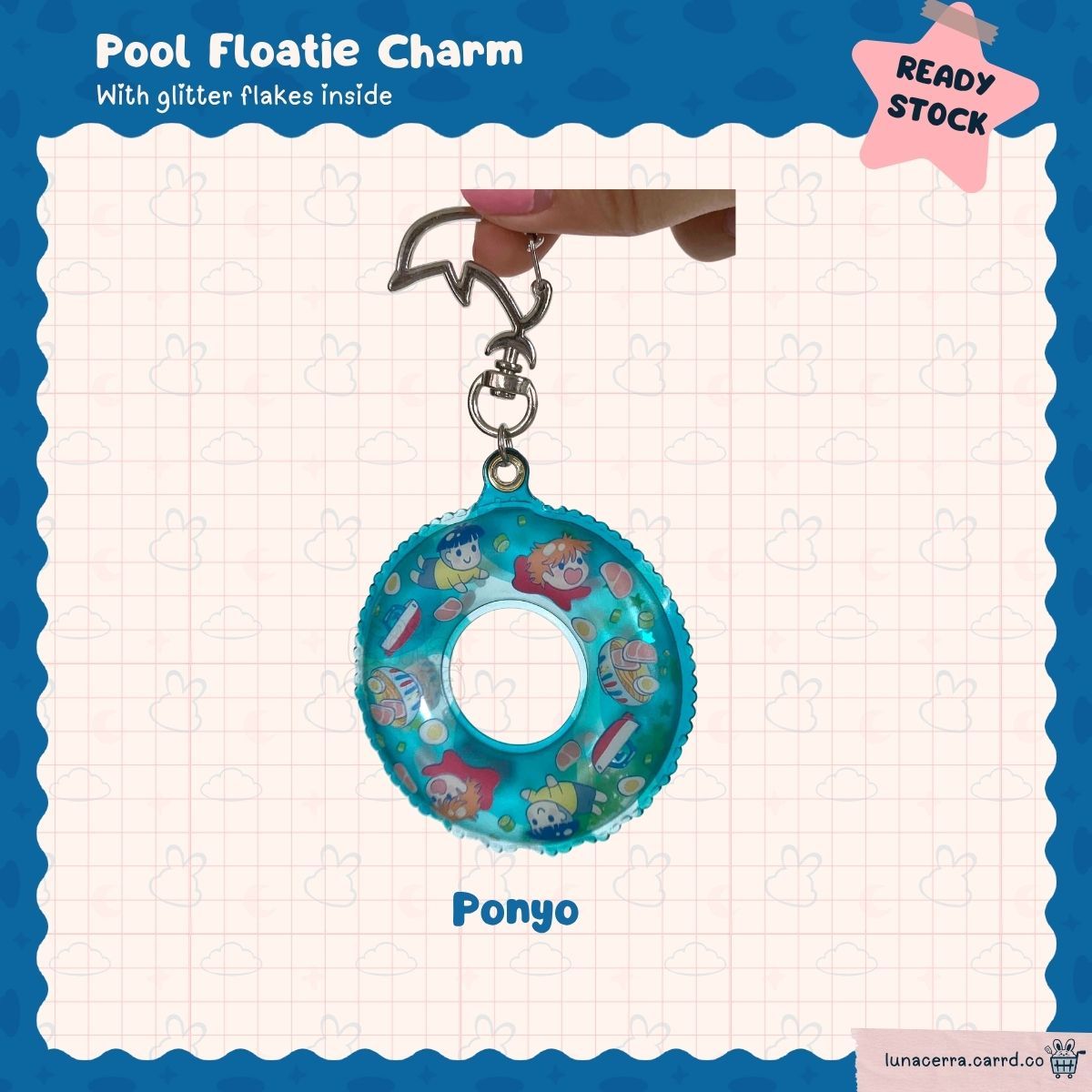 Pool Floatie Charm: Ponyo