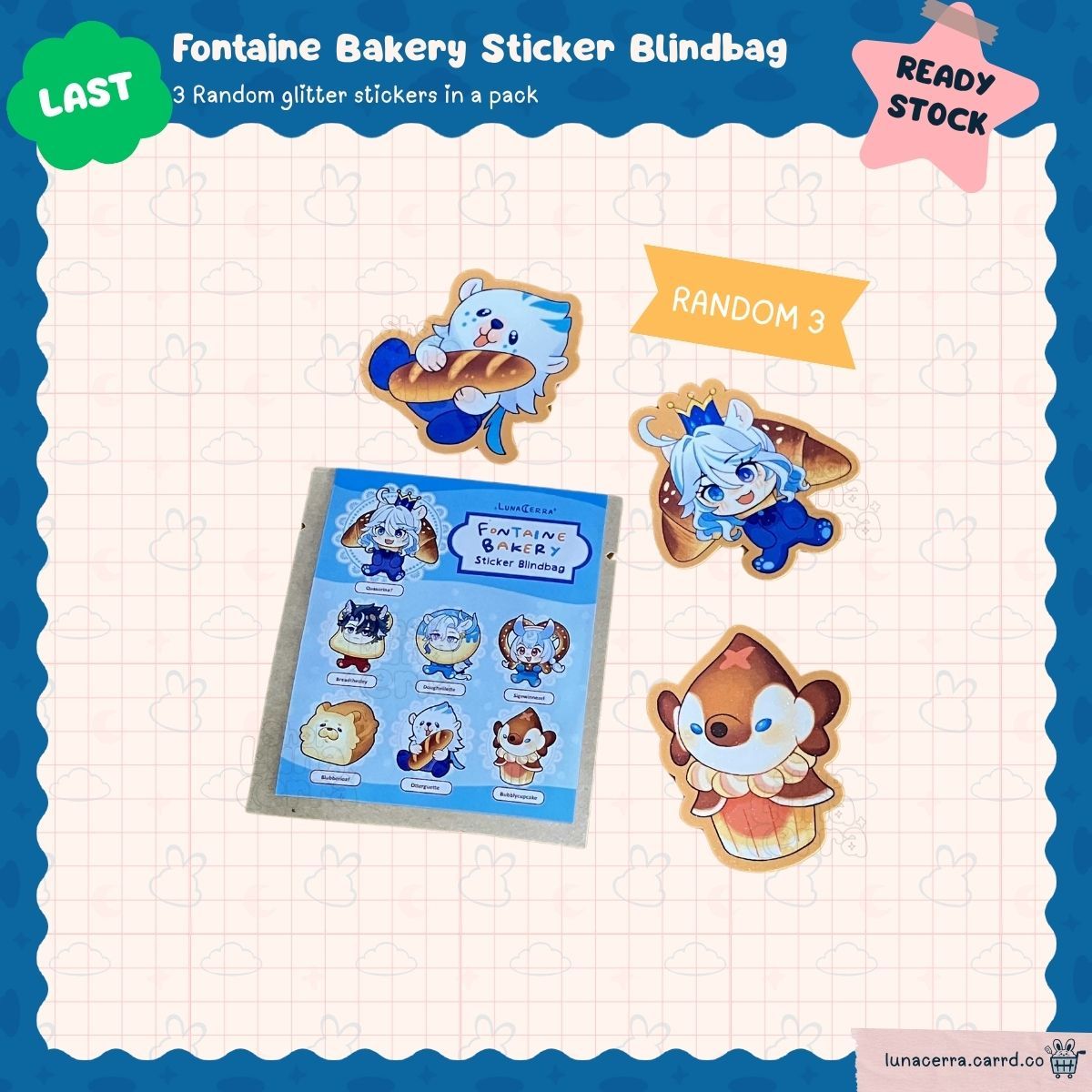Fontaine Bakery Sticker Blindbag