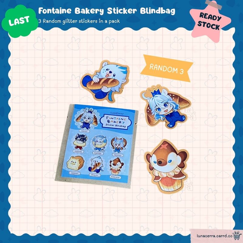 Fontaine Bakery Sticker Blindbag