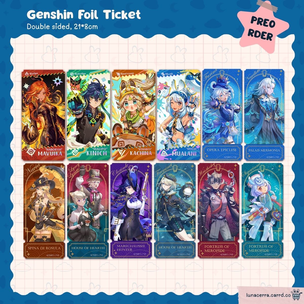 Genshin Gold Foil Ticket