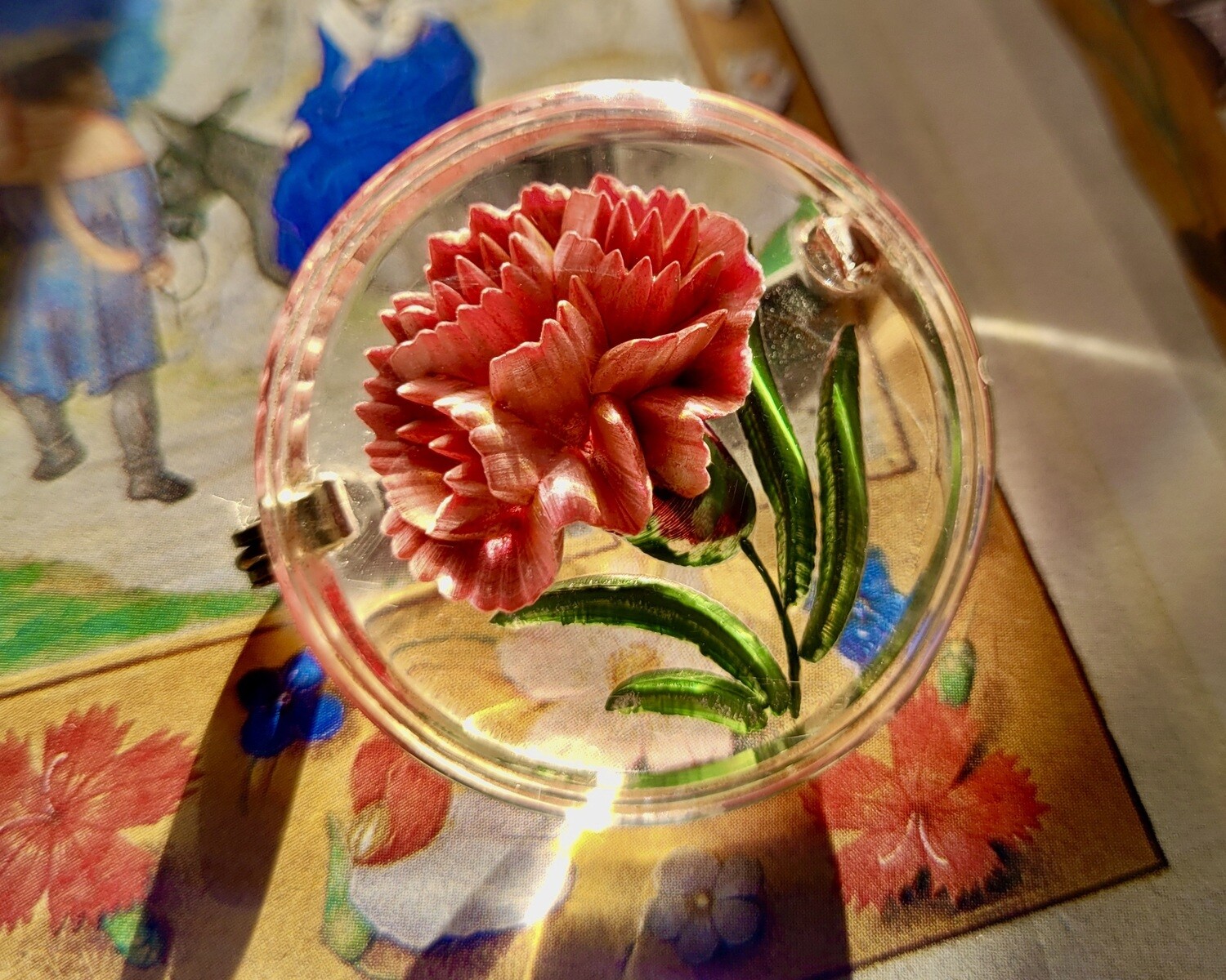 Lucite brooch clearance