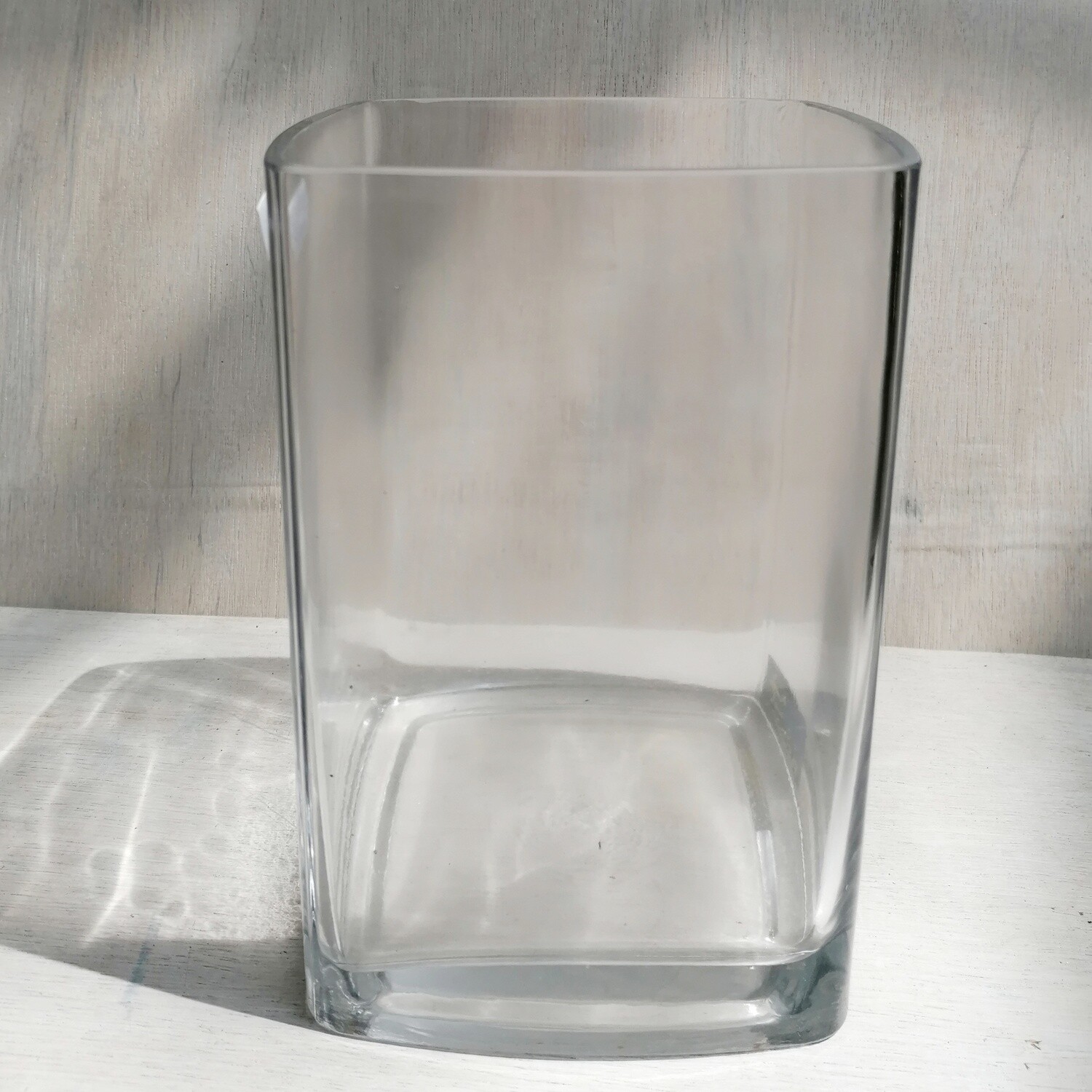 Glasvase eckig - groß