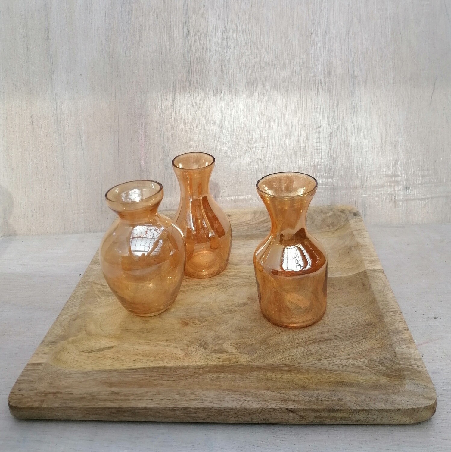 Holztablett quadratisch