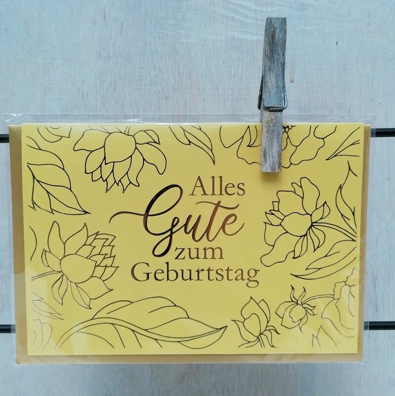 Grußkarte "Geburtstag"