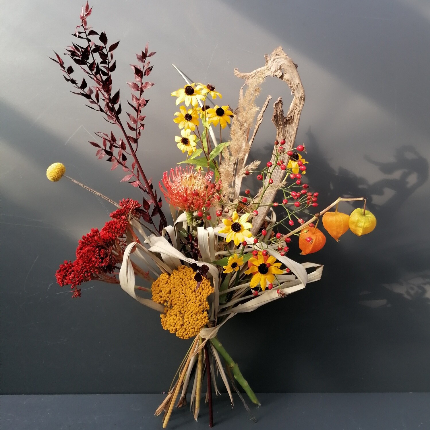 Herbststrauß Trocken und Frisch