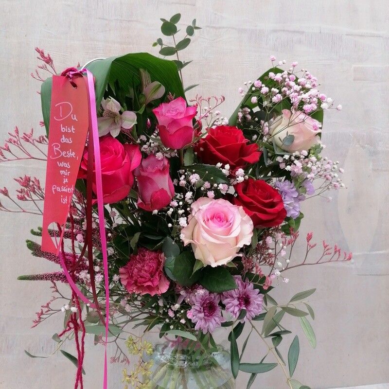 WOW Herzstrauß "Du bist das Beste"