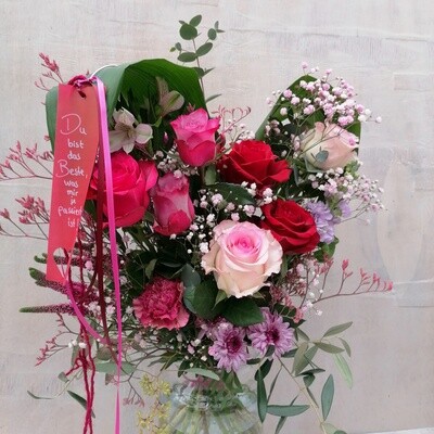 WOW Herzstrauß "Du bist das Beste"