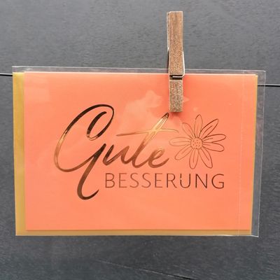Grußkarte "Gute Besserung"