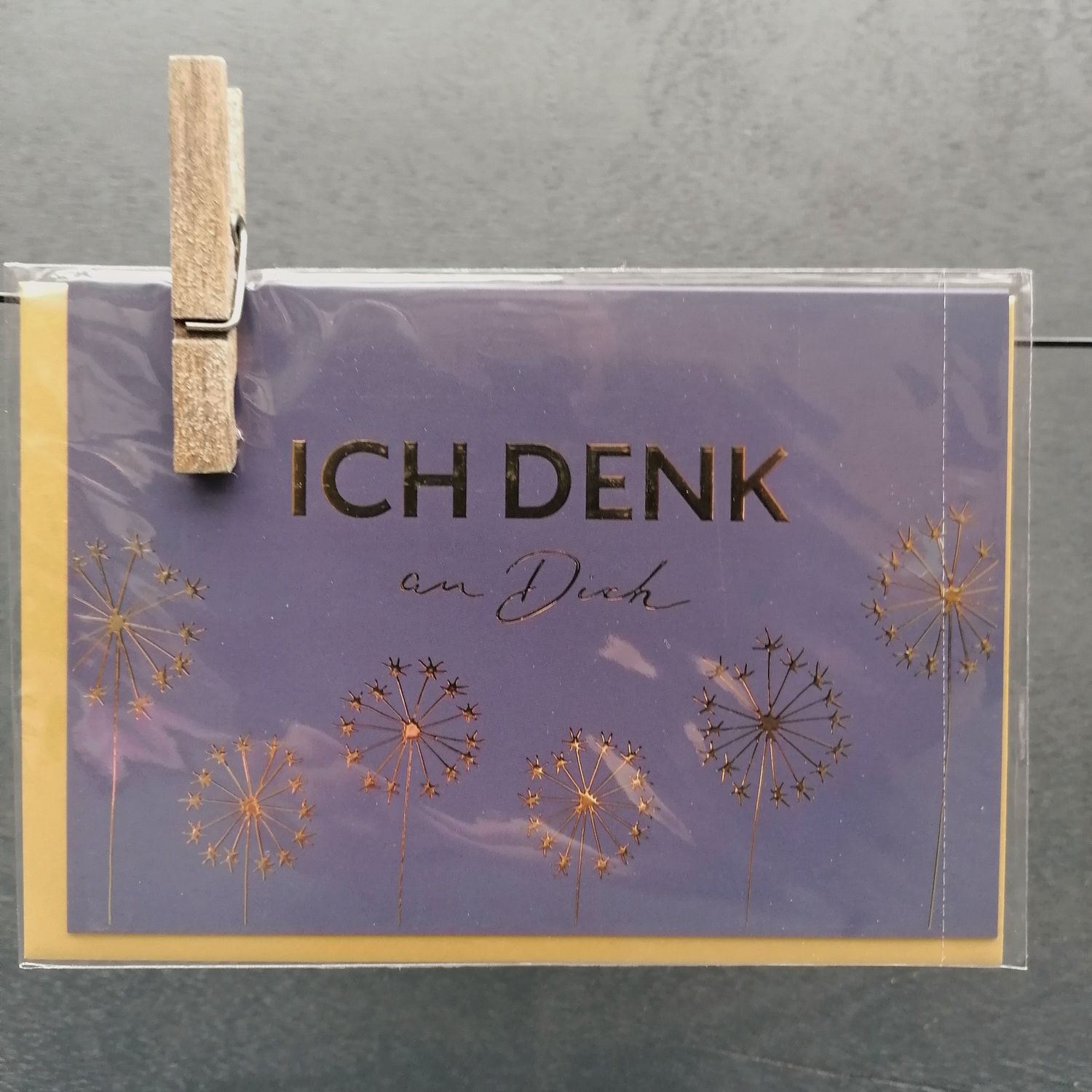 Grußkarte "Ich denk an Dich"