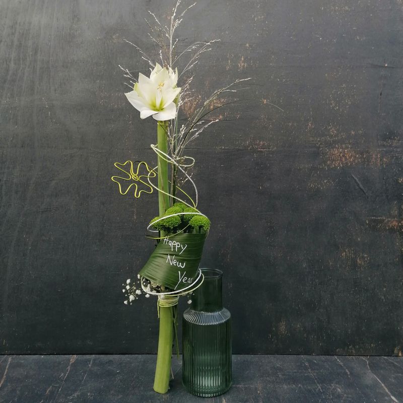 Amaryllisstrauß Happy New Year