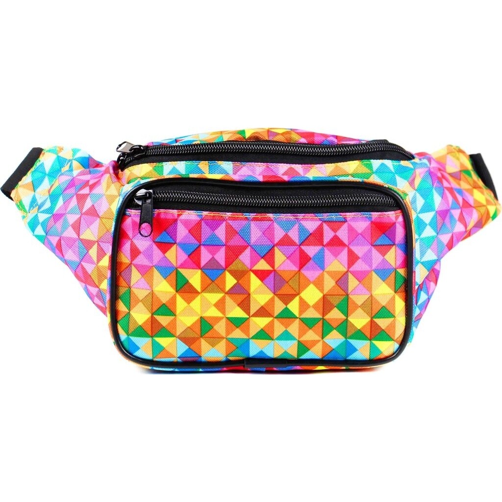 RB RAVE TRIANGLES FANNY PACK