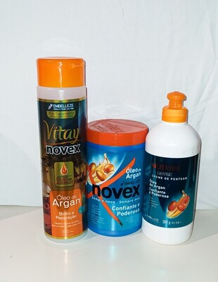 KIT NOVEX. ÓLEO DE ARGAN
