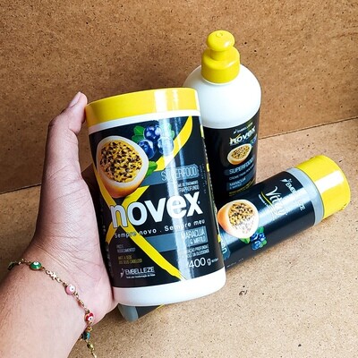 KIT NOVEX. SUPERFOOD, MARACUJÁ Y MIRTILO