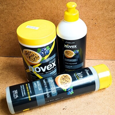 KIT NOVEX. SUPERFOOD, MARACUJÁ Y MIRTILO
