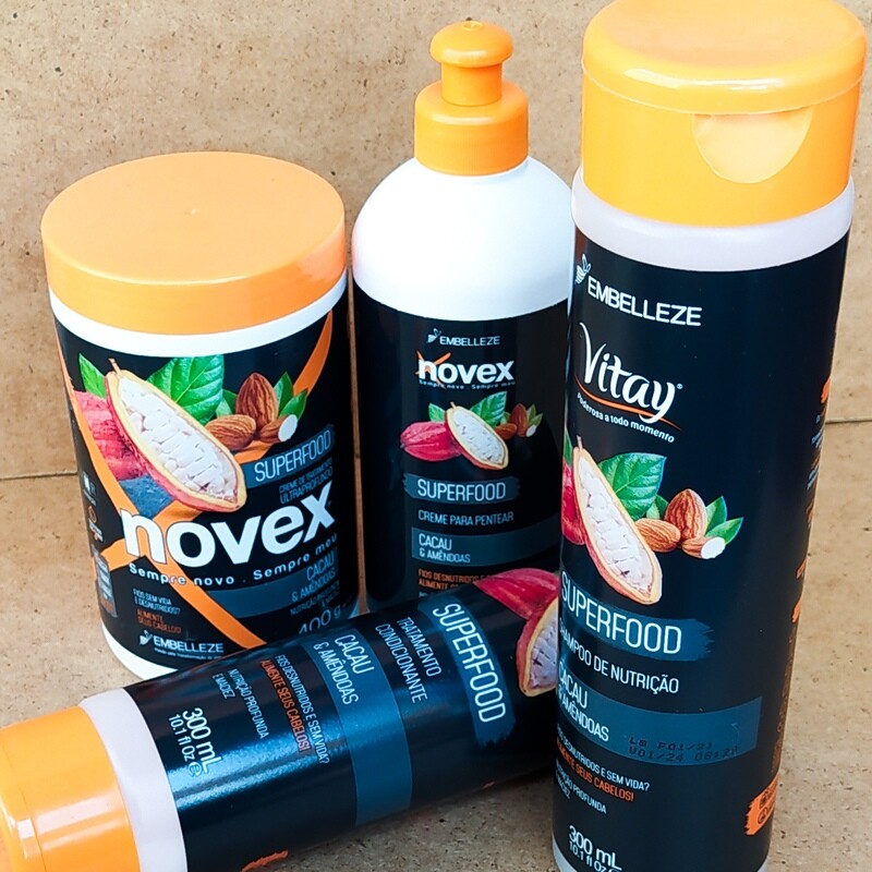 KIT NOVEX, SUPERFOOD CACAO &amp; ALMENDRAS