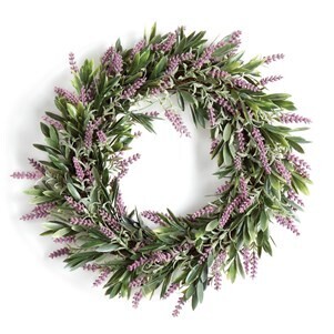 LAVENDER WREATH 16"