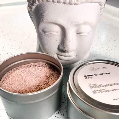 BEAUTIFYING CLAY AND ROSE MASK