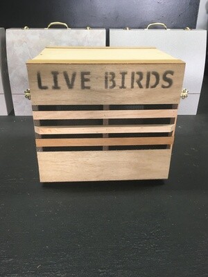 2 Stall Shipping Box Wooden