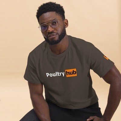 Poultry Hub Shirt SS - (2XL) - Brown