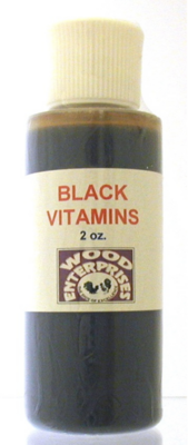 Black Vitamins Dropper 2oz (Aminoplex)