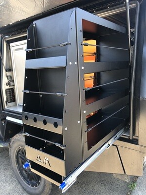 Standard Aluminium Slide Out Pantry