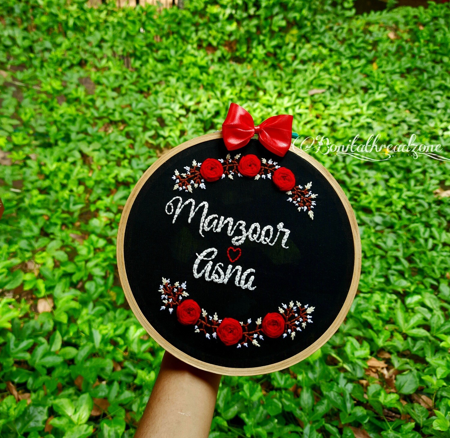 Couple Name Hoop
