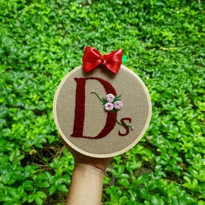 Caligraphy Hoop, Couple Name Hoop