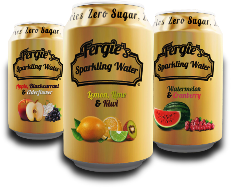 Fergie's Sparkling Water Sample Multipack-All Flavours (3 x 330ml)