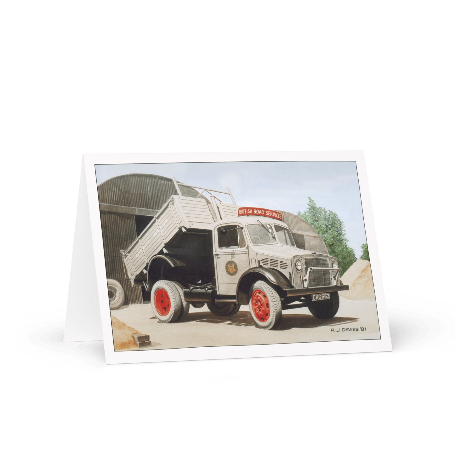 Greetings Card - Bedford BRS