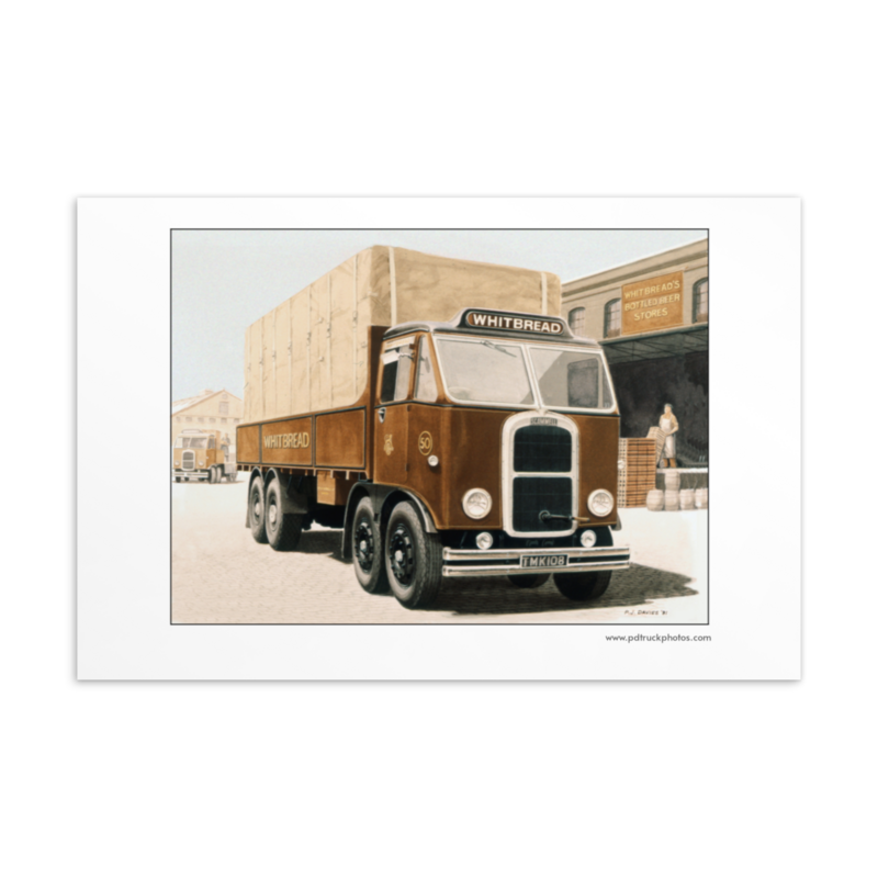 Postcard 6x4 Scammell Rigid 8
