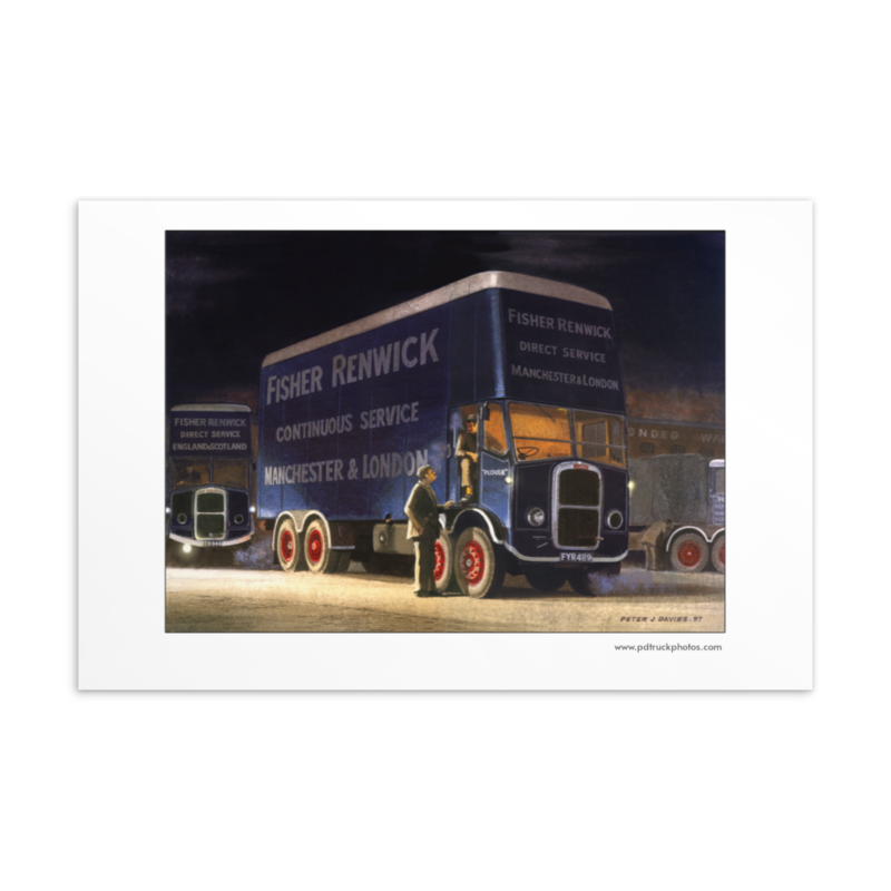 Postcard 6x4 Scammell Showboats