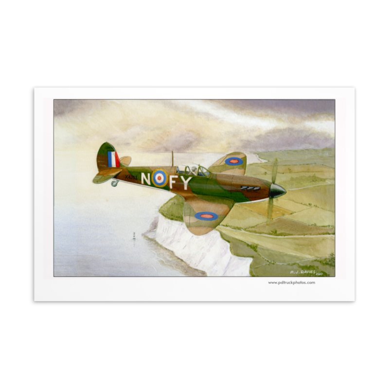Postcard 6x4 Spitfire