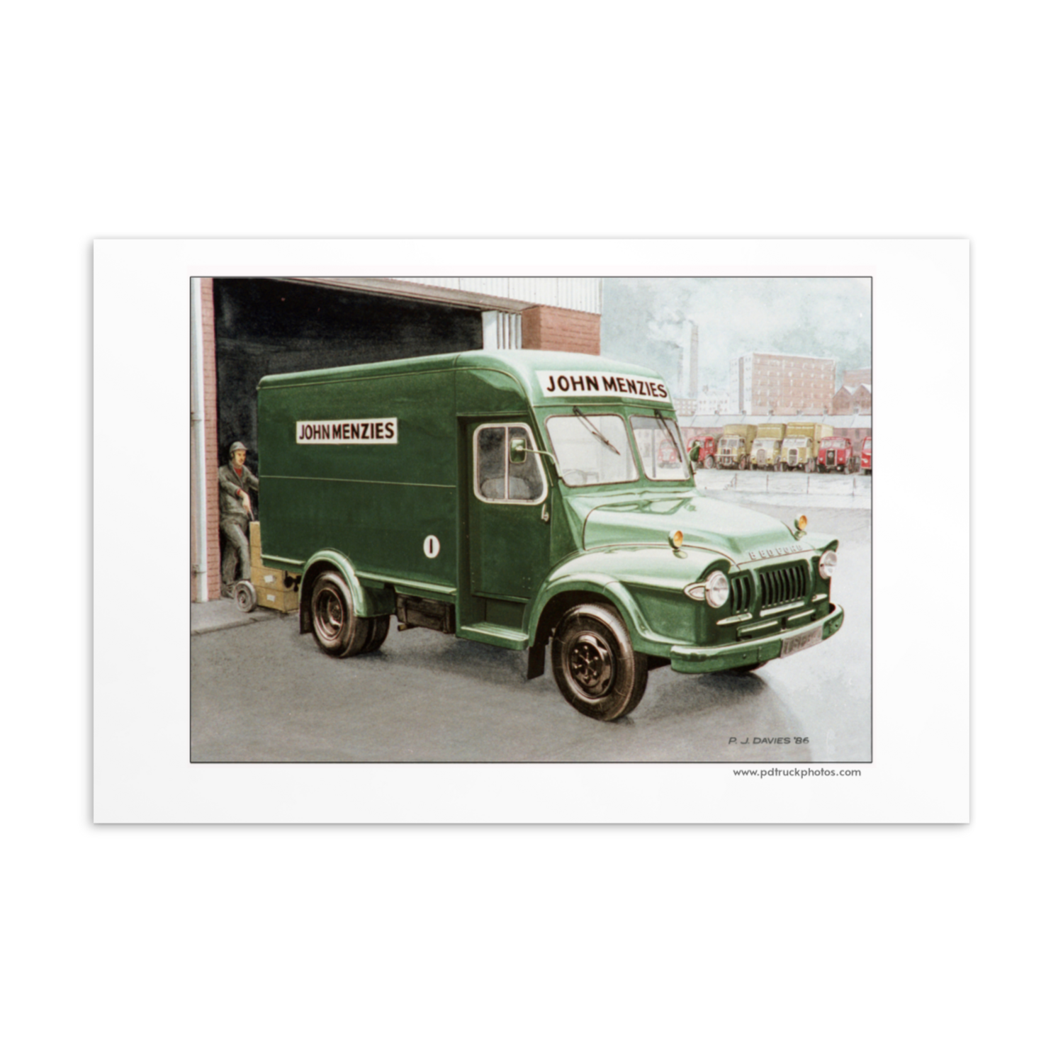 Postcard 6x4 Bedford J2