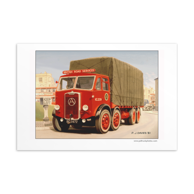 Postcard 6x4 BRS Atkinson L1586