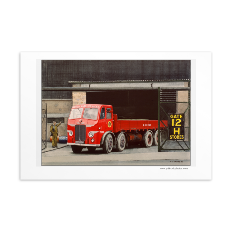 Postcard 6x4 BRS Leyland Octopus