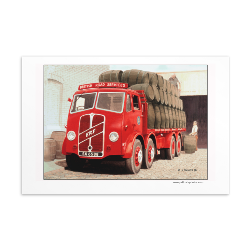 Postcard 6x4 BRS ERF 6.8